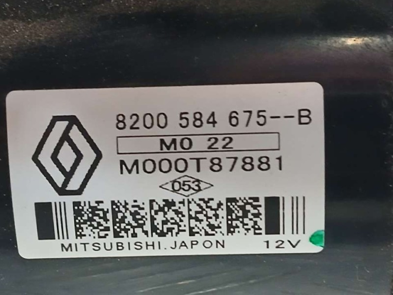 Recambio de motor arranque para renault laguna iii authentique referencia OEM IAM 8200584675B M000T87881 MITSUBISHI