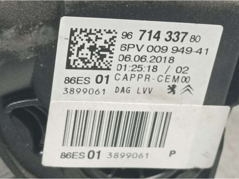 Recambio de potenciometro pedal para citroën c4 cactus live referencia OEM IAM 9671433780 6PV00994941 