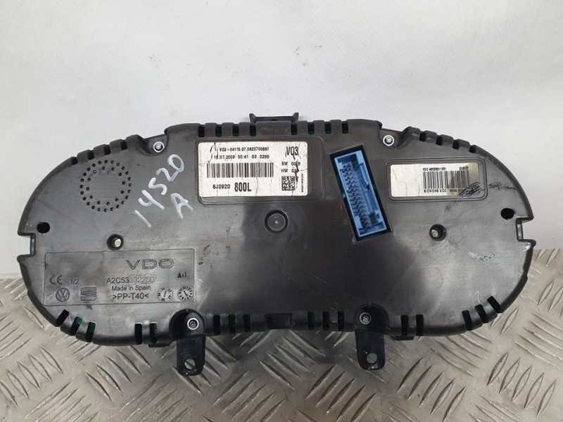Recambio de cuadro instrumentos para seat ibiza (6j5) stylance / style referencia OEM IAM 6J0920800L A2C53311201 