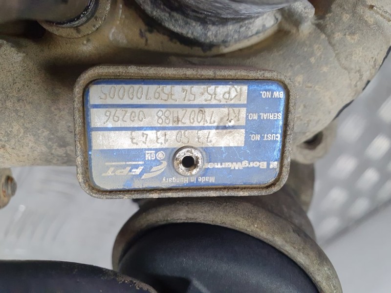 Recambio de turbocompresor para opel combo d 1.3 16v cdti referencia OEM IAM 73501343  54359710005