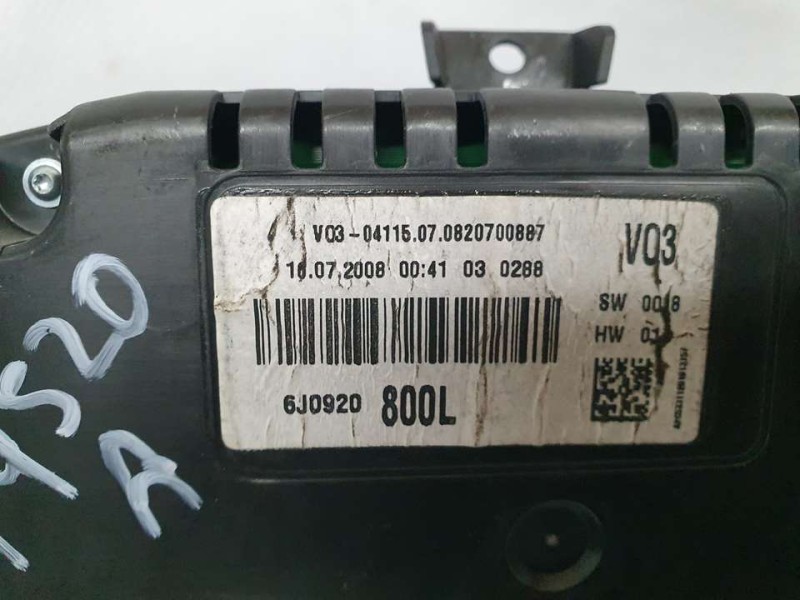 Recambio de cuadro instrumentos para seat ibiza (6j5) stylance / style referencia OEM IAM 6J0920800L A2C53311201 