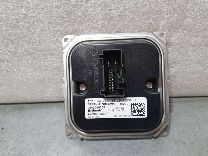 Recambio de centralita faro para renault clio v intens referencia OEM IAM 260556623R A2C90665803 CONTINENTAL IZQ