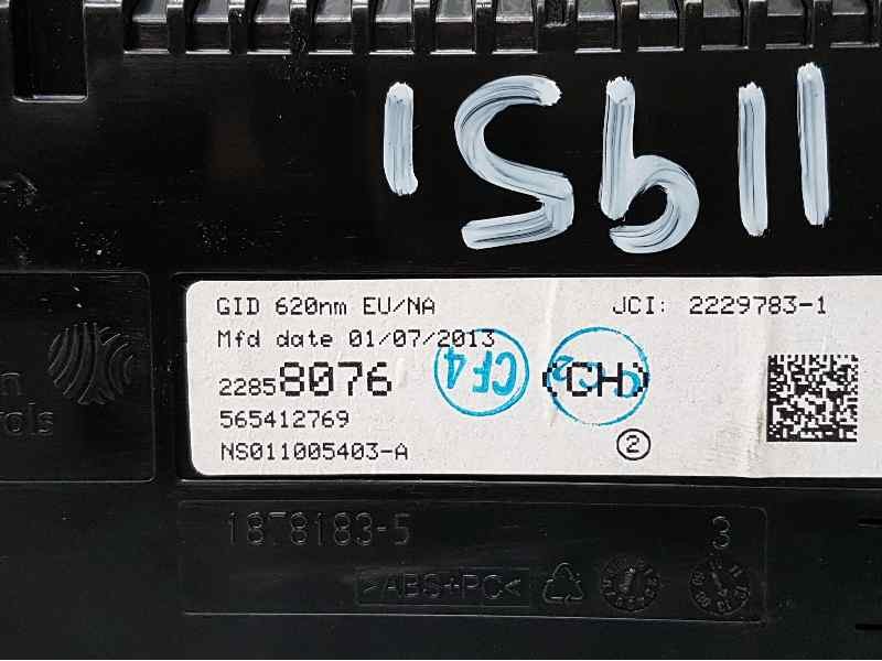 Recambio de pantalla multifuncion para opel astra j lim. selective business referencia OEM IAM 22858076 565412769 JOHNSON CONTRO