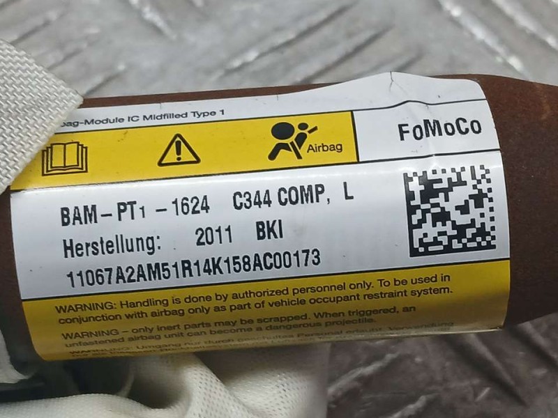 Recambio de airbag cortina delantero izquierdo para ford c-max titanium referencia OEM IAM AM51R14K158AC  