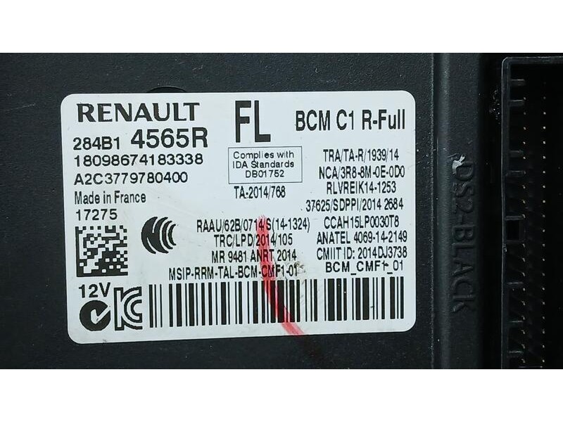 Recambio de modulo electronico para renault megane iv berlina 5p business referencia OEM IAM 284B14565R  A2C3779780400