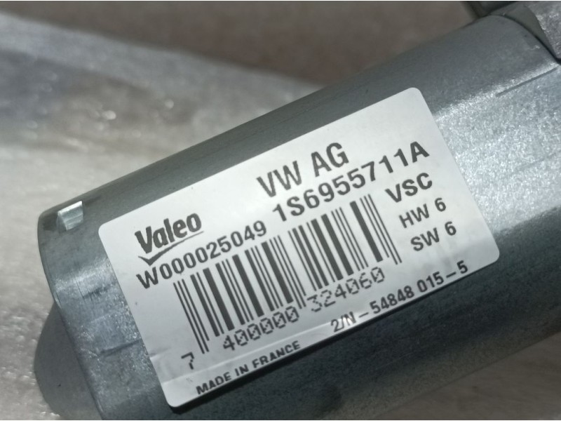 Recambio de motor limpia trasero para seat mii (kf1) reference referencia OEM IAM 1S6955711A W000025049 VALEO