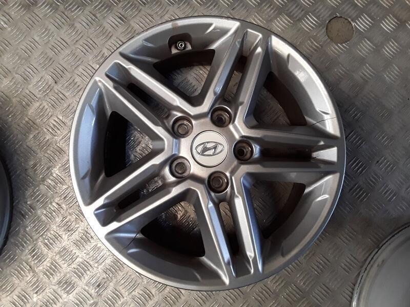Recambio de juego llantas aluminio para hyundai kona (os, ose, osi) 1.0 t-gdi referencia OEM IAM 6.5X16 5 TORN ET44 ALUMINIO ROZ