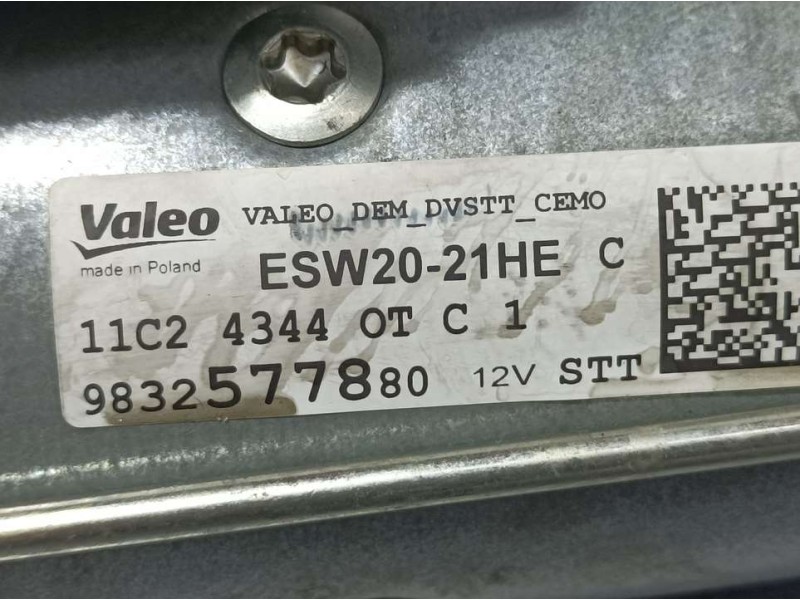 Recambio de motor arranque para peugeot 308 sw referencia OEM IAM 9832577880 ESW2021HE VALEO