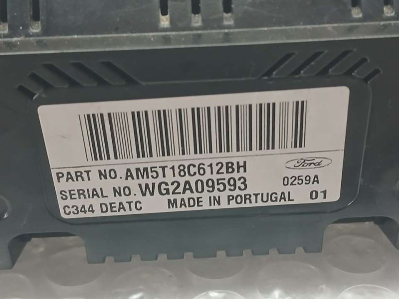 Recambio de mando climatizador para ford c-max titanium referencia OEM IAM AM5T18C612BH  