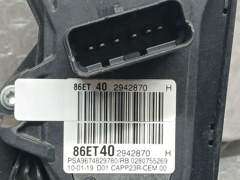 Recambio de potenciometro pedal para opel combo life innovation referencia OEM IAM 9674829780  0280755269