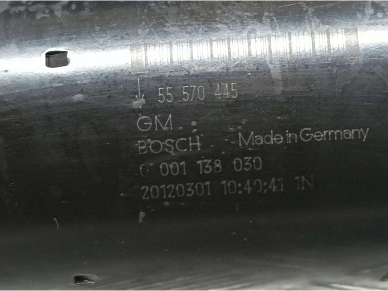 Recambio de motor arranque para chevrolet aveo ls referencia OEM IAM 55570445 0001138030 BOSCH