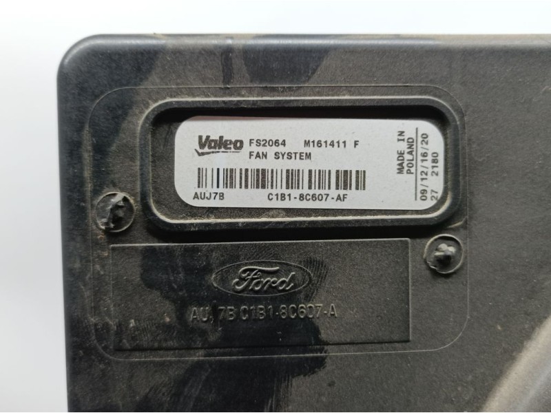Recambio de electroventilador para ford fiesta (ccn) st-line referencia OEM IAM C1B18C607AF M161411F VALEO