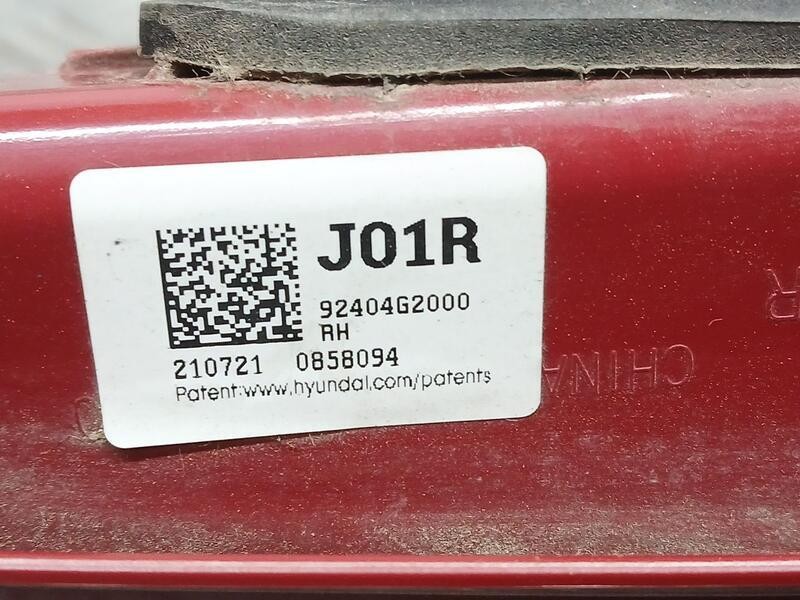 Recambio de piloto trasero derecho para hyundai ioniq klass electro referencia OEM IAM 92404G2000  INTERIOR