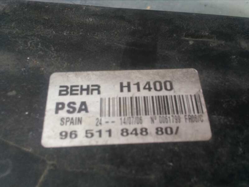 Recambio de intercooler para peugeot 207 xs referencia OEM IAM 9651184880 H1400 BEHR