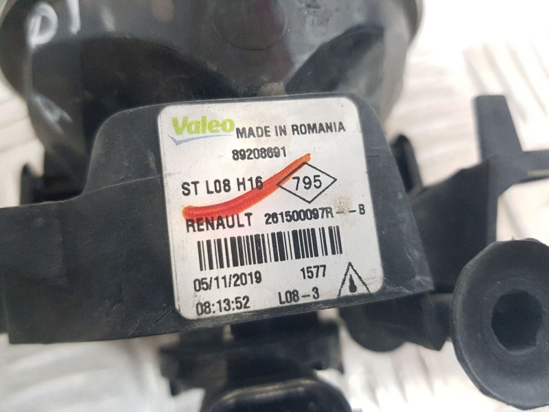 Recambio de faro antiniebla izquierdo para dacia sandero ii (b8_) tce 90 lpg (b8m1) referencia OEM IAM 261500097R VALEO 89208691