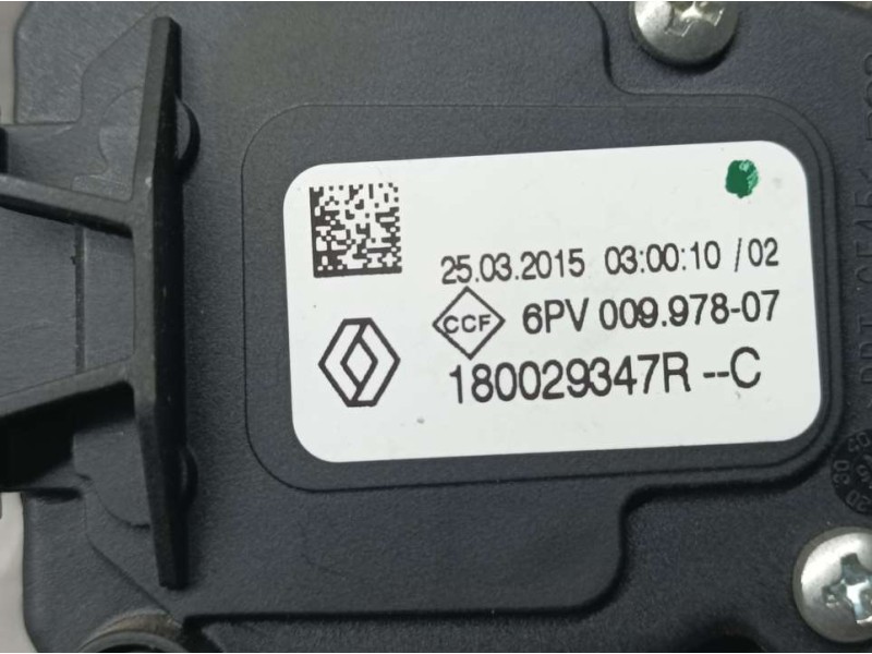 Recambio de potenciometro pedal para renault captur zen referencia OEM IAM 180029347R 6PV00997807 