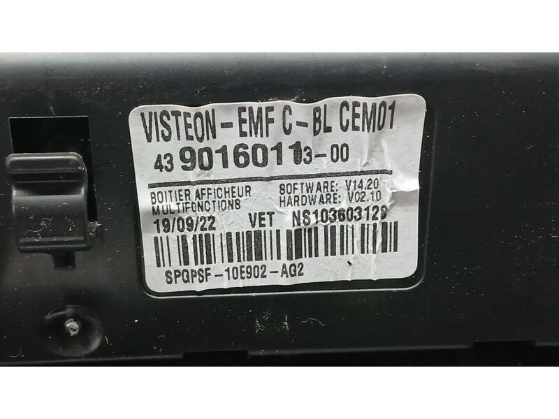Recambio de sistema audio / radio para opel combo furgoneta/monovolumen (k9) 1.5 d referencia OEM IAM 4390160113  103603129
