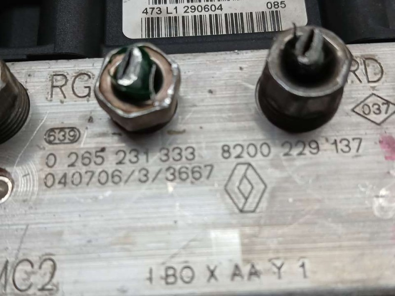 Recambio de abs para renault clio ii fase ii (b/cb0) authentique referencia OEM IAM 8200229137 0265231333 BOSCH