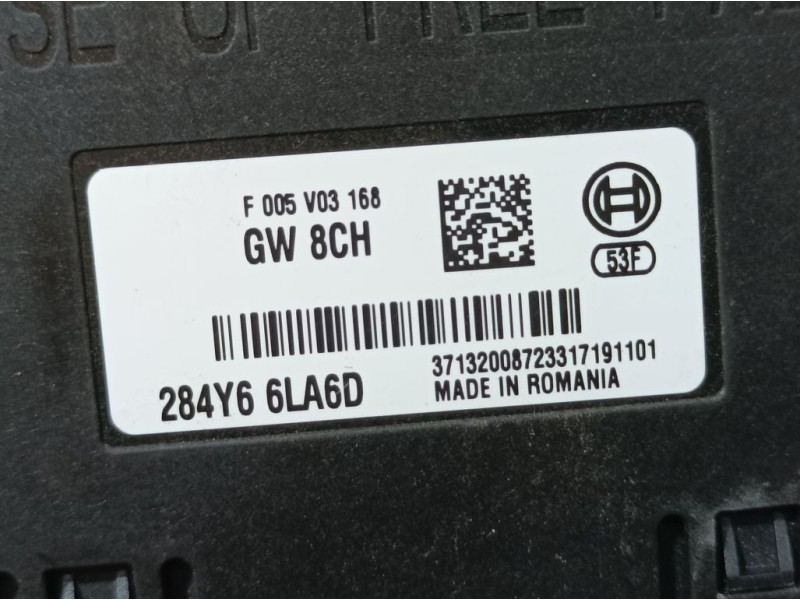 Recambio de modulo electronico para renault clio v zen referencia OEM IAM 284Y66LA6D F005V03168 