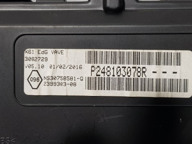 Recambio de cuadro instrumentos para renault kangoo profesional referencia OEM IAM P248103078R 239930308 JOHNSON CONTROLS