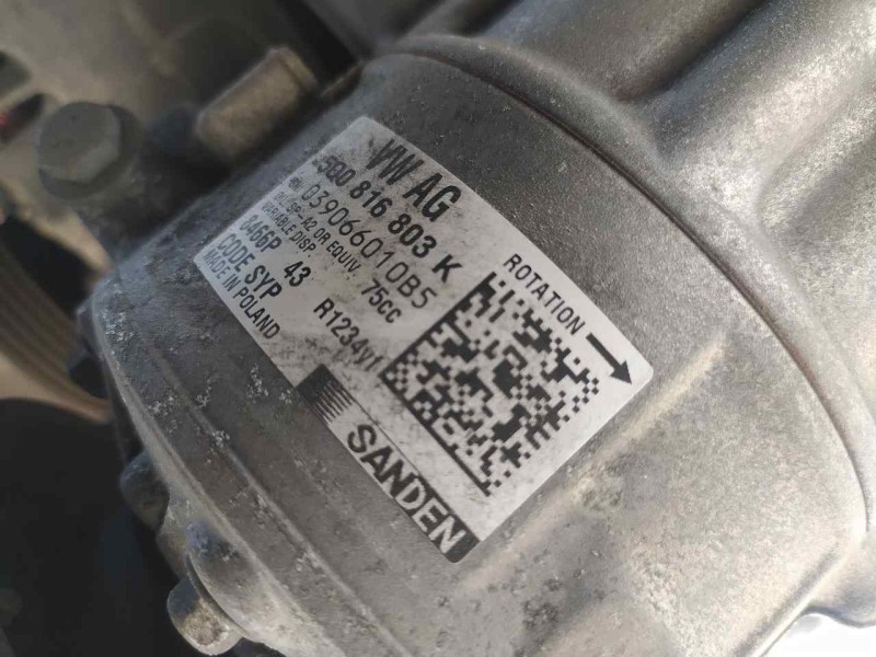 Recambio de compresor aire acondicionado para seat ibiza (kj1) style referencia OEM IAM 5Q0816803K  