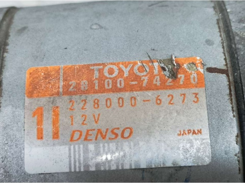 Recambio de motor arranque para toyota rav 4 (a2) 2.0 luna 4x4 referencia OEM IAM 2280006273 2810074260 DENSO
