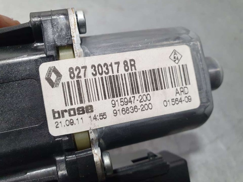 Recambio de motor elevalunas trasero derecho para renault scenic iii dynamique referencia OEM IAM 827303178R 915947200 BROSE 6 P