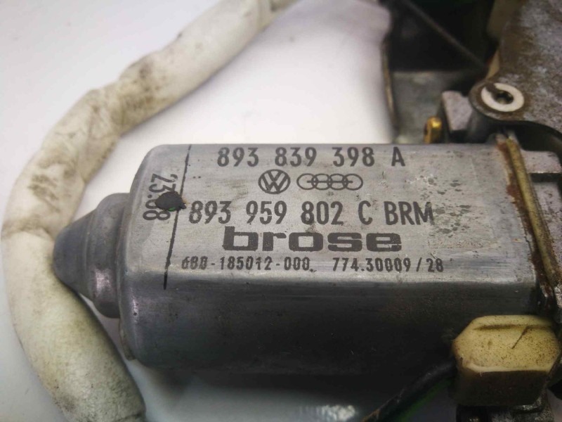 Recambio de elevalunas trasero derecho para audi 100 berlina (443) referencia OEM IAM 680185012000 2 PINS 893839398A