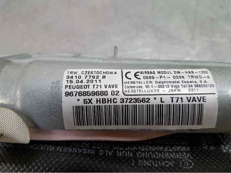 Recambio de airbag cortina delantero derecho para peugeot 308 access referencia OEM IAM 9676859680 34107792B 