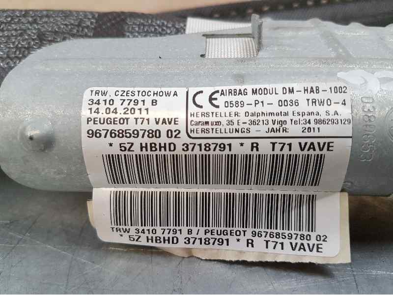 Recambio de airbag cortina delantero izquierdo para peugeot 308 access referencia OEM IAM 9676859780 34107791B 