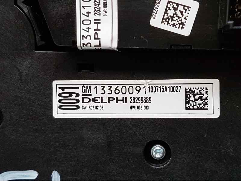 Recambio de mando radio para opel astra j lim. selective business referencia OEM IAM 13360091 28299889 DELPHI