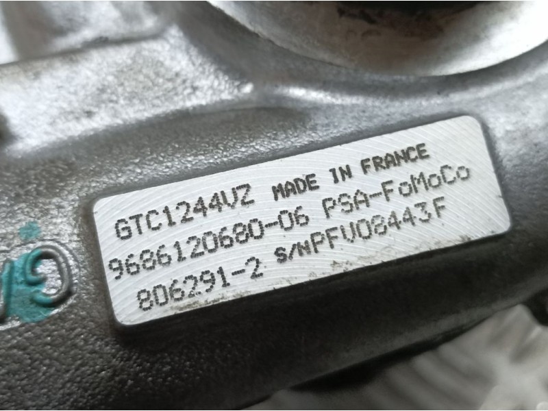 Recambio de turbocompresor para citroën c4 picasso 1.6 blue-hdi fap referencia OEM IAM 9686120680 80629912 GARRETT