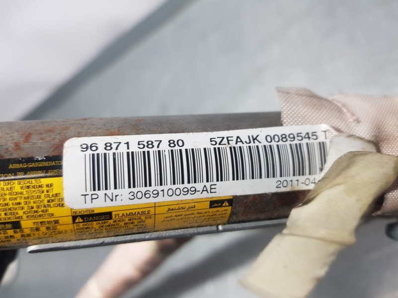 Recambio de airbag cortina delantero izquierdo para citroën c4 lim. seduction referencia OEM IAM 9687158780  