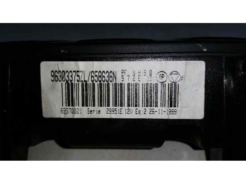 Recambio de mando climatizador para peugeot 406 berlina (s1/s2) srdt referencia OEM IAM 96303375ZL  VALEO