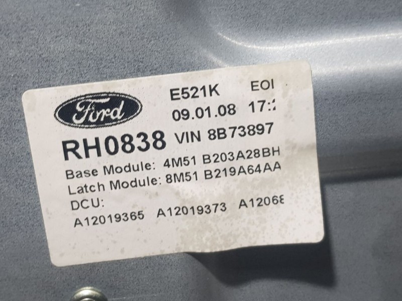 Recambio de elevalunas delantero derecho para ford focus lim. (cb4) trend referencia OEM IAM 8M51B219A64AA  ELECTRICO