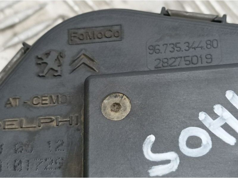 Recambio de caja mariposa para citroën c4 grand picasso 1.6 blue-hdi fap referencia OEM IAM 9673534480 28275019 DELPHI