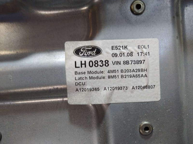 Recambio de elevalunas delantero izquierdo para ford focus lim. (cb4) trend referencia OEM IAM 4M51B045H17AA 2 CABLES ELECTRICO