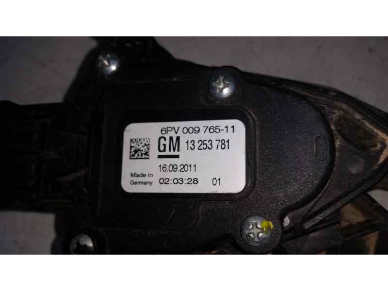 Recambio de potenciometro pedal para opel zafira tourer edition referencia OEM IAM 6PV00976511 13253781 