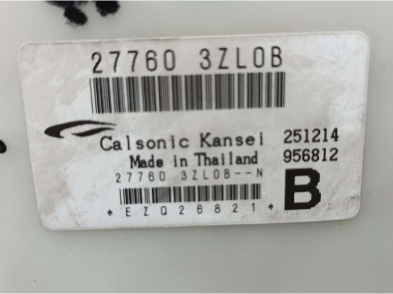 Recambio de modulo electronico para nissan pulsar (c13) acenta referencia OEM IAM 277603ZL0B 277603ZL0B CALSONIC KANSEI