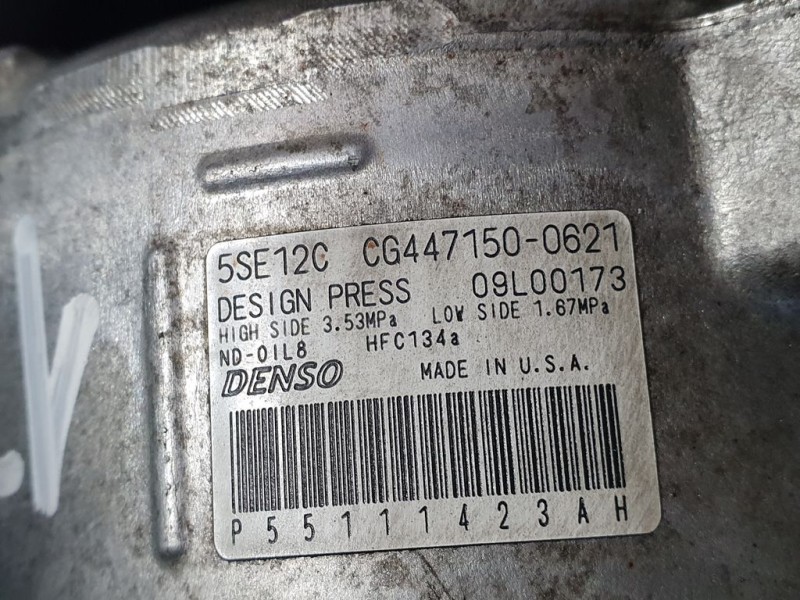 Recambio de compresor aire acondicionado para jeep compass limited referencia OEM IAM 4471500621  DENSO