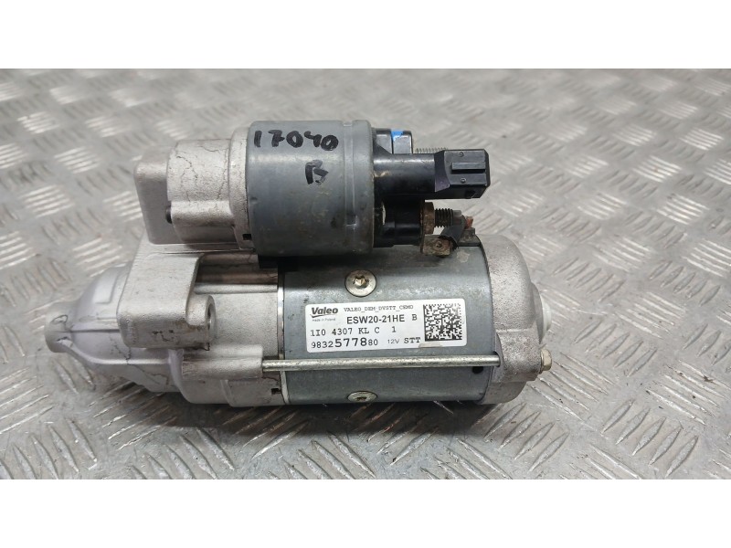 Recambio de motor arranque para peugeot 2008 ii (ud_, us_, uy_, uj_, ur_, uc_) 1.5 bluehdi 100 referencia OEM IAM 9832577880 VAL