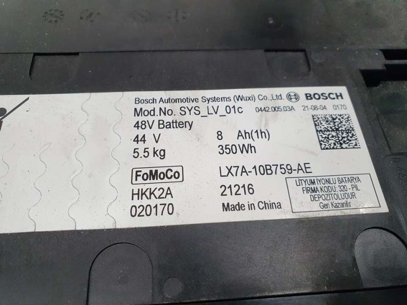 Recambio de bateria para ford puma hybrid titanium referencia OEM IAM LX7A10B759AE  