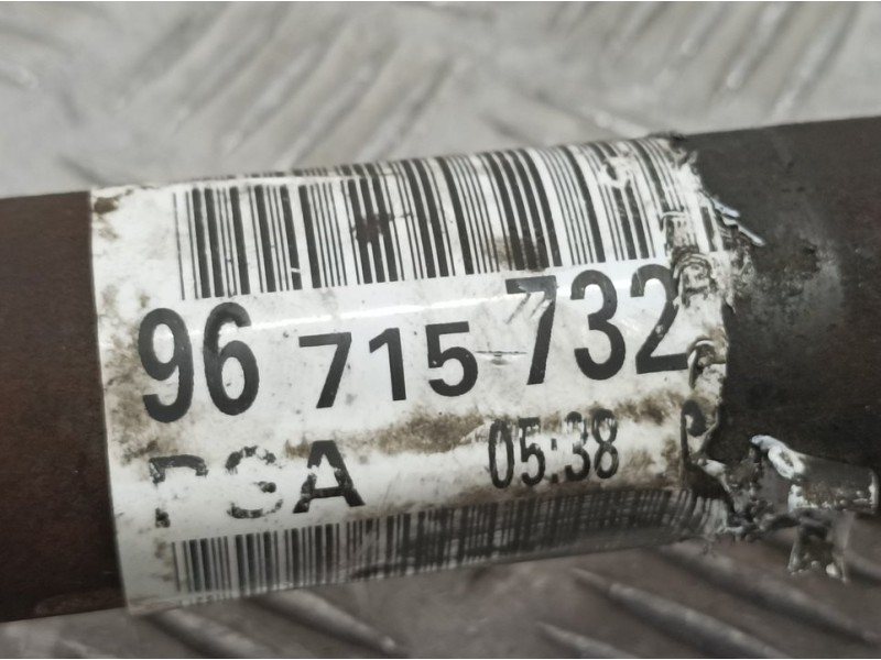 Recambio de transmision delantera derecha para citroën c-elysée millenium referencia OEM IAM 9671573280  