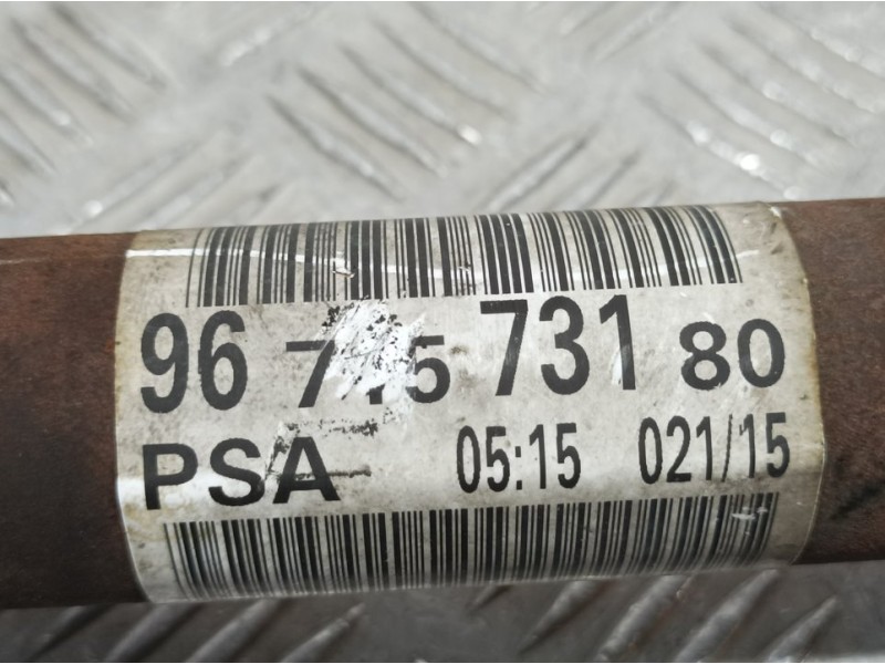 Recambio de transmision delantera izquierda para citroën c-elysée millenium referencia OEM IAM 9671573180  