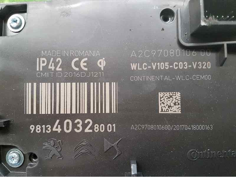 Recambio de modulo electronico para peugeot 3008 gt line referencia OEM IAM 9813403280 A2C97080106 CONTINENTAL
