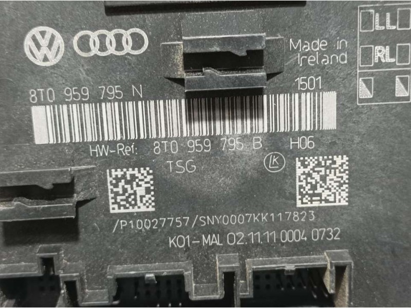Recambio de modulo electronico para audi a4 ber. (b8) básico referencia OEM IAM 8T0959795N P10027757 