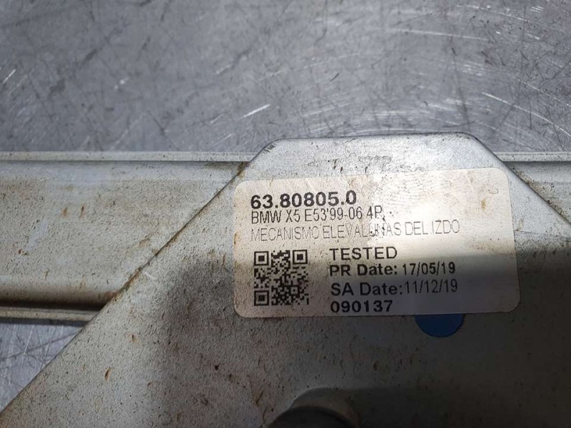 Recambio de elevalunas delantero izquierdo para bmw x5 (e53) 3.0d referencia OEM IAM 63808050  ELECTRICO 2 PINES