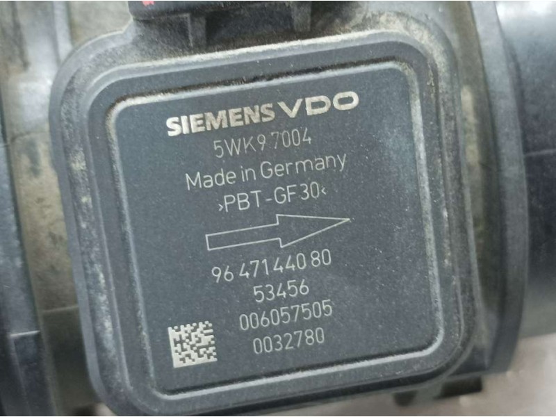 Recambio de caudalimetro para citroën nemo basis referencia OEM IAM 9647144080 5WK97004 SIEMENS VDO