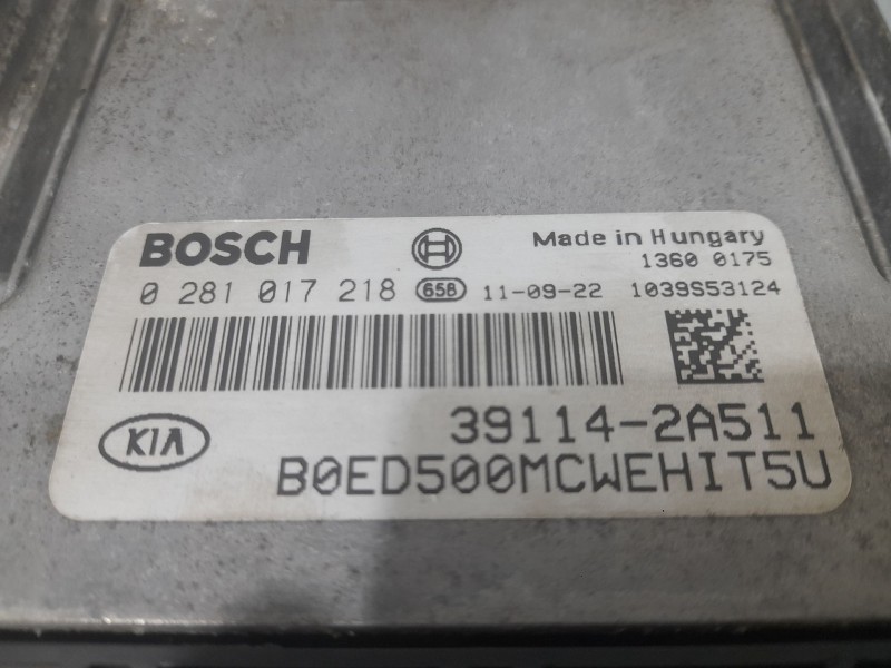 Recambio de centralita motor uce para kia cee´d hatchback (ed) 1.6 crdi 90 referencia OEM IAM 391142A511 028101721/8 BOSCH