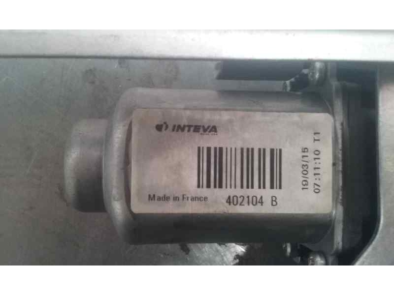 Recambio de elevalunas delantero derecho para peugeot partner kasten confort l1 referencia OEM IAM  402104B ELECTRICO